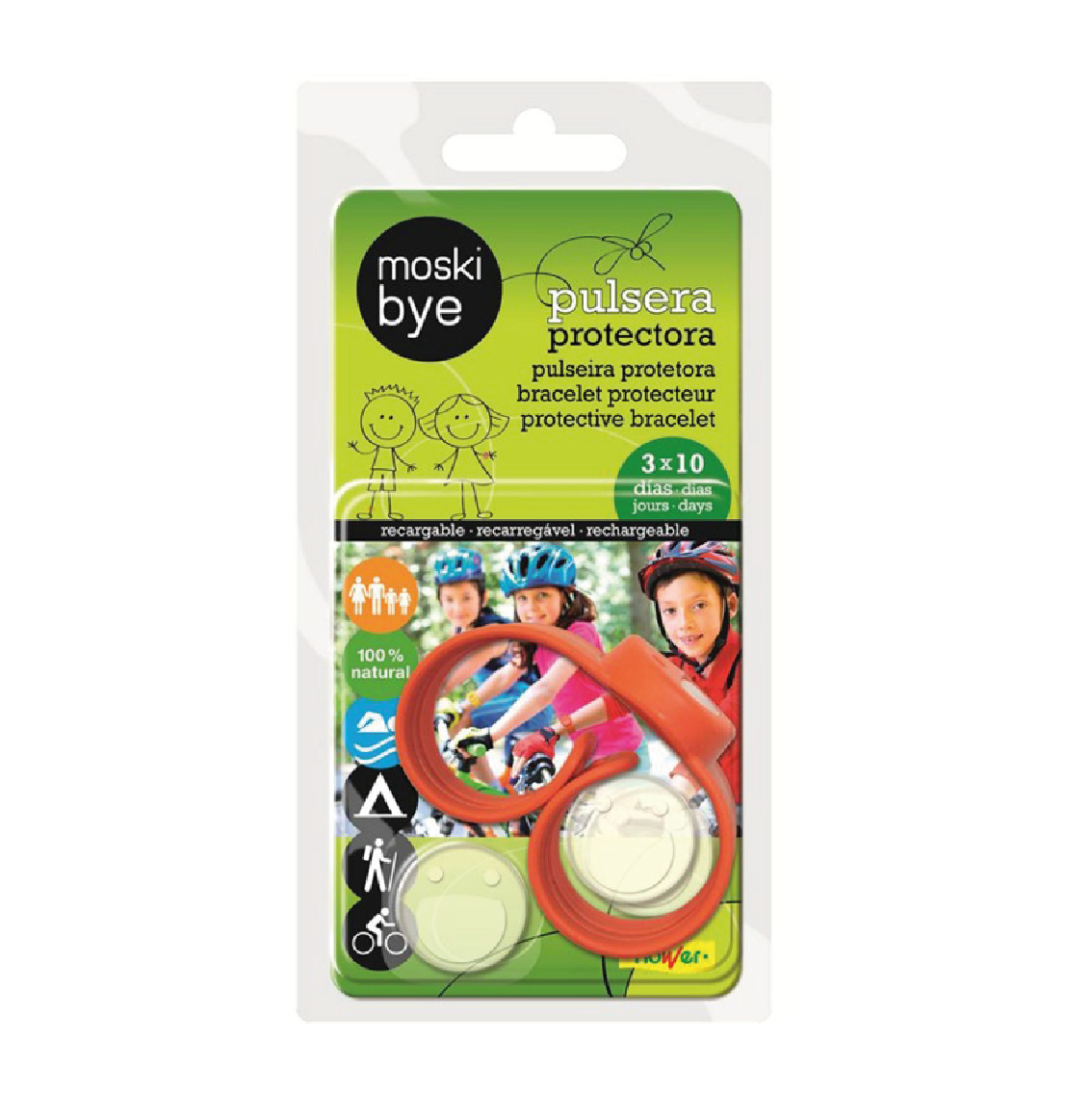 Kit 6 Pares Pulseira Infantil COUVER - Algodão 80% 6x5cm